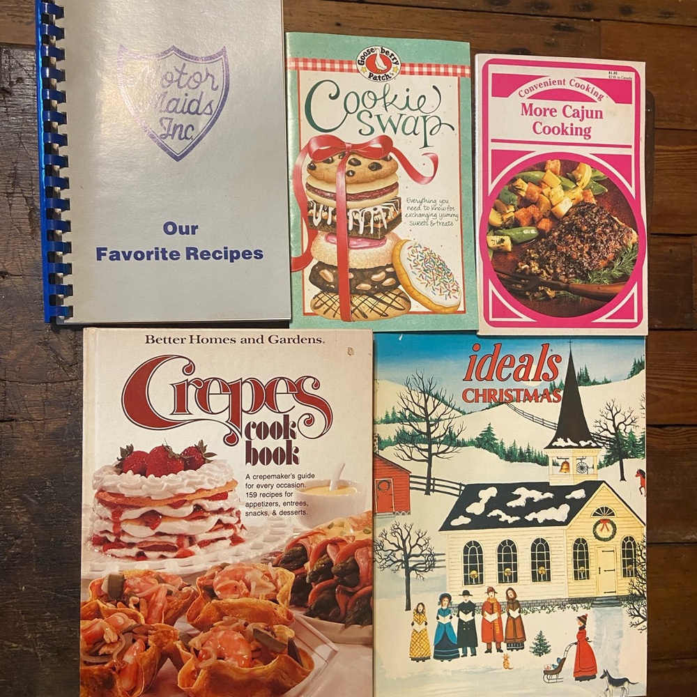 Book Bundle Set of 5. Cookbooks